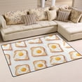thumbnail image 2 of Bread Eggs Pattern Memory Foam Area Rug 60"x39" Non Slip, Absorbent, Fade Proof for Living Room, Bedroom, Office, 2 of 7