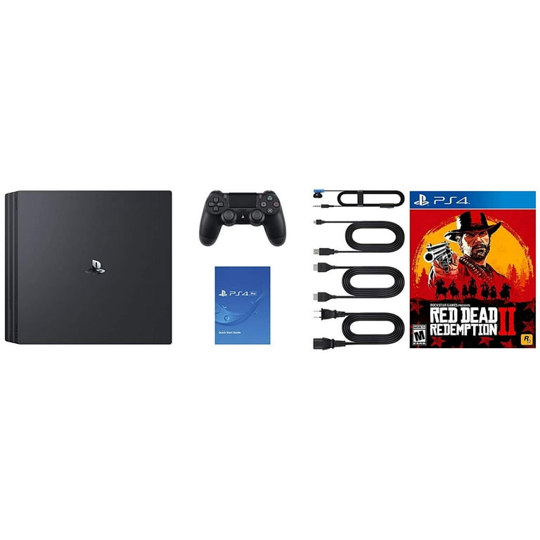 Console PlayStation 4 Pro 1TB Red Dead Redemption 2 Bundle