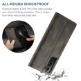thumbnail image 2 of Wallet Stand Case for Samsung Galaxy S22(5G), Galaxy S22 Cover Flip, Allytech RFID Card Slot/Cash Holder Magnetic Folio Shockproof Soft TPU Bumper PU Leather Case for Samsung S22 6.5", Coffee, 2 of 10