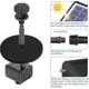 thumbnail image 3 of 6w Solar Springbrunnen Eingebaute1500 Mah Batterie Actualizado Solar Teichpumpe Wasserpumpe Solar Schwimmender Fontne Pumpe Mit 6 Fontnenstile Fr Garten,, 3 of 5