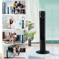 thumbnail image 3 of Electactic 35" Tower Fan Portable Floor Fans with Remote Control & 12H Timer 3 Speeds Wind 3 Modes ,Black, 3 of 6