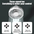thumbnail image 6 of Portable Mist Fan USB Rechargeable Personal Misting Fan Water Tank 3 Speed Handheld Spray Fan Desktop Travel Home Office Bedroom Outdoor, 6 of 6