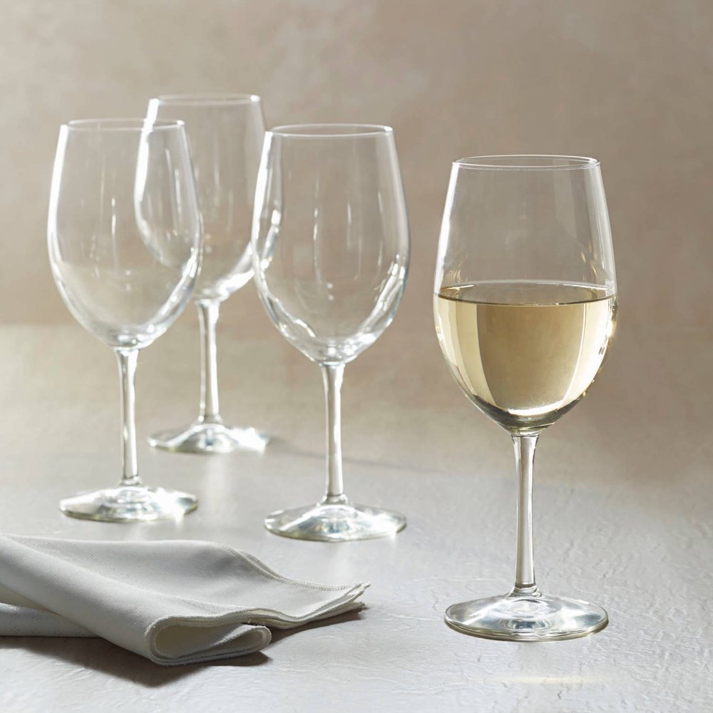 Better Homes & Gardens 19.5 Ounce Cielo White Wine Glasses, 4 Count