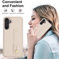 thumbnail image 4 of Tianyeda Crossbody Wallet Phone Case for Samsung Galaxy A15， PU Leather Case Back with Card Slot Magnetic Clasp Kickstand wrist holder white, 4 of 5
