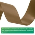 thumbnail image 3 of Uxcell Satin Ribbon, Single Face Polyester Satin Ribbon for Gift Wrapping, Crafts Light Brown 1-1/2 inch, 3 of 7