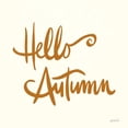 thumbnail image 3 of Tavoletti, Anne 12x12 Black Modern Framed Museum Art Print Titled - Hello Autumn I on Cream, 3 of 5