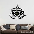 thumbnail image 3 of Handmadetneonsign Coffee Wall Clock Unique, Text Oversize Wall Clock, Year Date Round Wall Clock 56008, 3 of 5