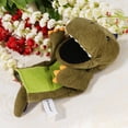thumbnail image 2 of Lovely Green Dinosaur Soft Plush Hand Puppet ddler Pretend Playing, 2 of 8