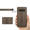thumbnail image 2 of Kaleidio Case For Samsung Galaxy S10+ Plus [Soft Texture] Flexible TPU [Slim Fit] Shock Resistant Shell Skin Cover [Includes a Overbrawn Prying Tool] [Walnut Wood Grain Texture], 2 of 3