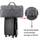 thumbnail image 3 of Bolsa de viaje Woogwin, grande, impermeable, 60 L, gris, 3 of 7