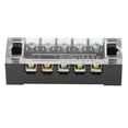 thumbnail image 2 of 5pcs Dual Row 5 Positions 600V 15A Screw Terminal Block+10 Pre-insulated Terminal Barrier Strip, 2 of 3