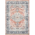 thumbnail image 2 of nuLOOM Zara Medallion Area Rug, 6', Orange, 2 of 2