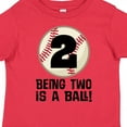 thumbnail image 4 of Inktastic 2nd Birthday Baseball 2 Year Old Boy Boys or Girls Toddler T-Shirt, 4 of 5