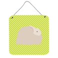 thumbnail image 1 of Carolines Treasures BB7785DS66 Fluffy Angora Rabbit Impressions Murales Ou de Porte Vertes, 6 x 6 Po., 1 of 1