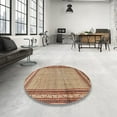 thumbnail image 3 of Ahgly Company Indoor Rectangle Traditional Brown Red Persian Area Rugs, 6' x 9', 3 of 6
