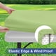thumbnail image 3 of Mantel rectangular Homing, mesa plegable de 6 pies, paquete de 2, color verde salvia, 3 of 9