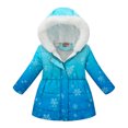 thumbnail image 2 of Hicidod Girls' Winter Jackets Hooded Fleece Lined Toddler Parka Outwear Print Warm Thicken Cotton Puffer Coats, 2 of 7
