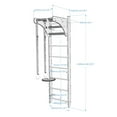 thumbnail image 6 of BenchK 111 + A204 Wooden wall bars for kids room with adjustable pull-up bar and gymnastic accessories, 6 of 8