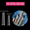 thumbnail image 4 of Puntas para uñas Coffin SWETIDY, 500 unidades, XXL, sin forma de C, curvas, transparentes, 4 of 7