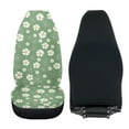 thumbnail image 4 of Uorisanigo Automotive Seat Covers, Vehicle Front Seat Protection, Blanket Cloth Fresh Daisy Print Car Seats Cover, 2-Pack Car Seats Cushion, Auto Accessories Fit for Most Cars SUV, 4 of 7