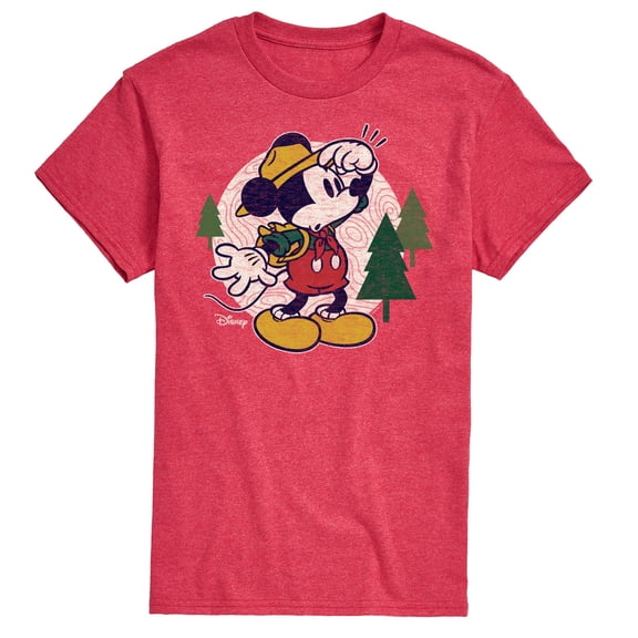 Disney - Mickey & Friends - Mickey Mouse - Hiking & Camping - Possible Wrong Turn - Men's Short Sleeve Graphic T-Shirt