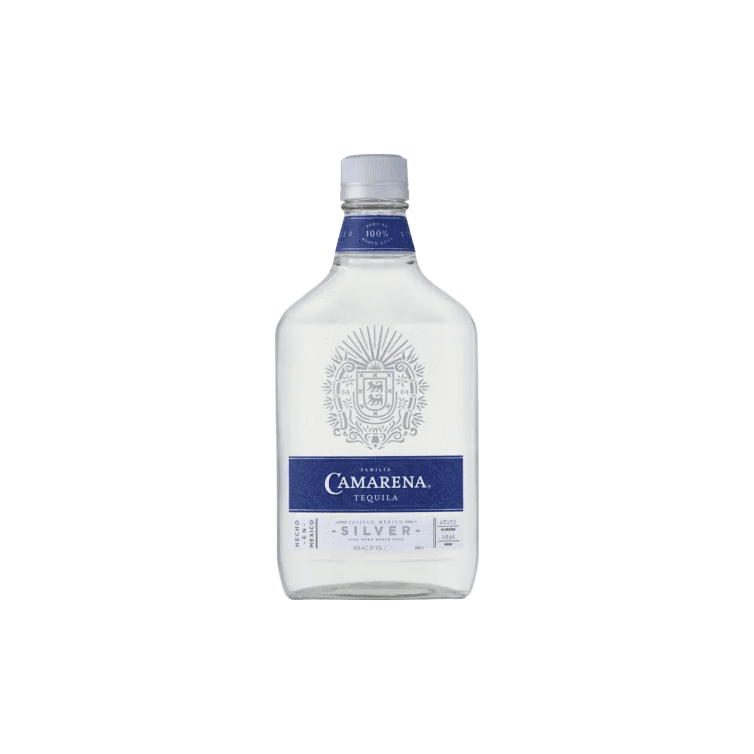 Camarena Silver Tequila, 375 ml 40% ABV