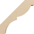 thumbnail image 3 of Ekena Millwork 3"W x 16"D x 16"H Valencia Rough Cedar Woodgrain TimberThane Knee Brace, Primed, 3 of 6