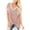 Pink womens tops dressy casual15, variant on Summer Saving Wycnly Womens Tops Dressy Casual Short Sleeve V-Neck Color Block Summer Shirts Loose Fit Soft Breathable Twist Knotted Workout Shirts Blouse Pink S Clearance Clothes