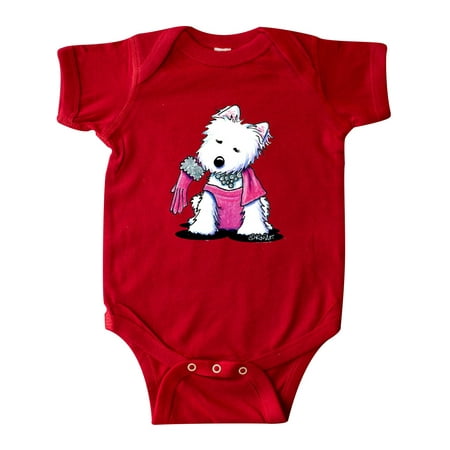 

Inktastic Material Girl Westie Dog Gift Baby Girl Bodysuit