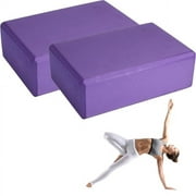 Yoga Blocks, Yoga Blocks 2 Pack, Premium EVA Foam with Free Guide, Supportive, Lightweight & Odor Resistant, Yoga Essentials for Yogi & Yogini, 9"x6"x4"