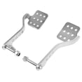 thumbnail image 1 of MOVTOTOP Go Kart Brake Pedal with Throttle 1 Pair for Drift Racing Silver Iron Material, 1 of 8