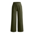 thumbnail image 5 of JOANKDMI High Waisted Lounge Trousers for Women Wide Leg Athletic Pants with Pockets Tummy Control Loose Baggy Joggers for Yoga Workout Running and Everyday Wear, 5 of 9