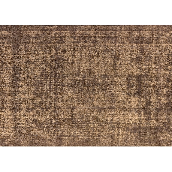 Ahgly Company Indoor Rectangle Oriental Brown Industrial Area Rugs, 7' x 9'