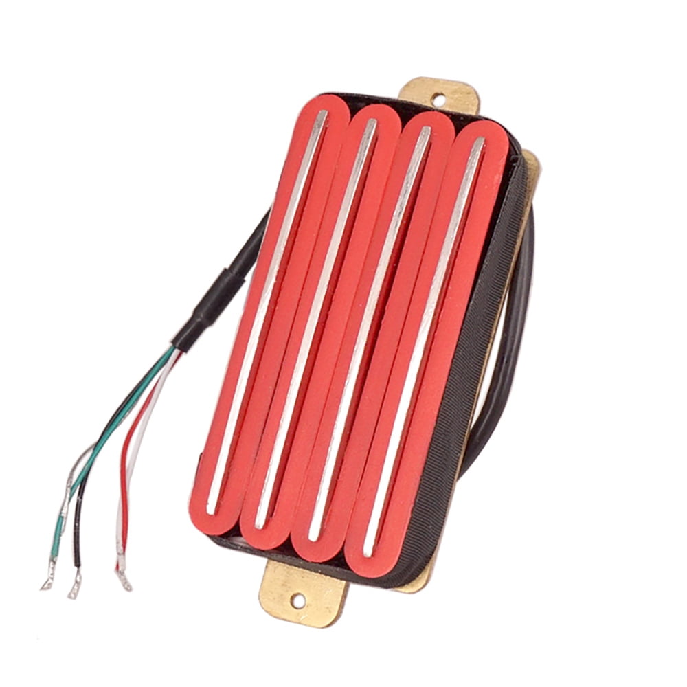 Hot Rail 2Dual Blade Electric Guitar Humbucker Pickups 4 Wire Pickup