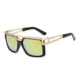thumbnail image 2 of Jumpingount Gafas de sol, accesorio de Metal para mujer, gafas con montura cuadrada, suministros para ojos, gafas de alta definición, accesorios para Lentes dorado-plateado Jumpingount AP008871-05, 2 of 6
