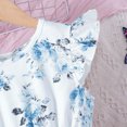 thumbnail image 6 of Flower Girl Dresses Short Sleeve Floral Prints Princess Dance Party Clothes Girls Boho Dresses,Size 7 Years-8 Years, 6 of 7