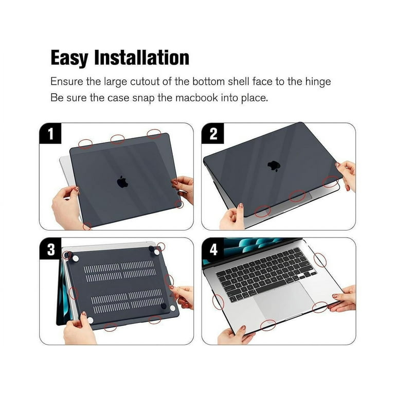 Custodia Trasparente MOSISO Per MacBook Air 15" M4/M3/M2 - Cover Rigida Con Protezione Tastiera - Foto 14