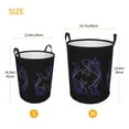 thumbnail image 5 of LNWH Laundry Basket, Colorful Koi Pattern Foldable Laundry Hamper With Handles Waterproof, Small, 5 of 8
