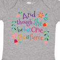 thumbnail image 4 of Inktastic 1st Birthday 1 Year Old Girl She is Fierce Girls Baby Bodysuit, 4 of 5