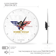thumbnail image 2 of DC Original and Officially Licensed Wall Clock Shiny Wonder Woman 001 Colorful, Quiet, Unique Design, Painted Metal Hands 12", 2 of 5