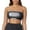 Grey, variant on Seductiva Tube Tops for Women A Strapless Top with A Shiny Leather Base Layer and A Stage Performance Vest Worn Inside Wrapped Around the Chest with A Leather Strapless Strap 1PC