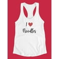 thumbnail image 3 of I Heart Noodles  Racerback Tank Women -Smartprints Designs, Female XX-Large, 3 of 4