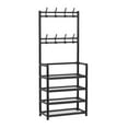 thumbnail image 2 of Ftwytp Shoe Rack and Coat Hanger, Space-Saving Organizer for Shoes and Clothes, Versatile Storage Stand for Entryway, 2 of 6