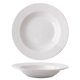 thumbnail image 5 of Platos llanos blancos puros, juego de 3 piezas, diseño de sombrero estilo europeo con glaseado de alta temperatura para pasta y carne, resistentes a la decoloración y al calor para uso en, 5 of 8