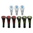thumbnail image 4 of facefd Durable Golf Driver Headcover PU Leather UT Club Head Cover Guard White No.1, 4 of 9