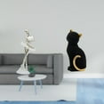 thumbnail image 2 of Figura De Gato Bailarina, Escultura De Animal De Chica Bailarina Moderna, Adorno De Escritorio Coleccionable De Resina Creativa Para Dormitorio, Chimenea, Oficina, Entrada, Estantería, Sala De, 2 of 8