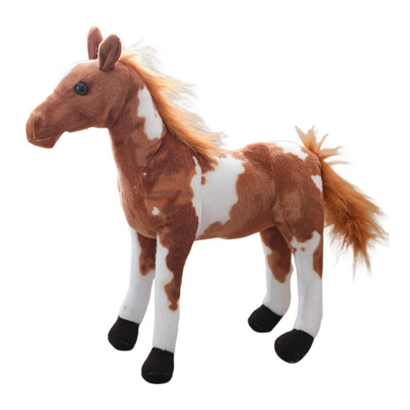 Caballo de peluche para decoración de habitación, caballo de peluche para acurrucarse Estilo C