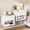 White, variant on BoldGear Floating Nightstand Set of 2, Fluted Nightstands Rounded Edge, Oak Nightstand with 1 Drawer and 1 Shelf, Wall Mounted Night Stand for Bedroom, Wood Bed Side Table Fluted Side Table/End Table