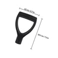 thumbnail image 2 of Raindrops 5Pcs Durable Spade Handles Black PP Easy Installation for Snow Spade, 2 of 8