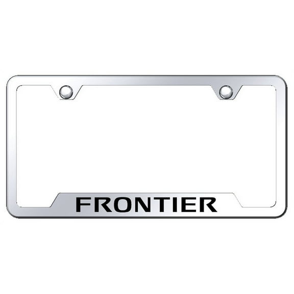 Au-TOMOTIVE GOLD Frontier Laser Etched Cut-Out Frame - Mirrored